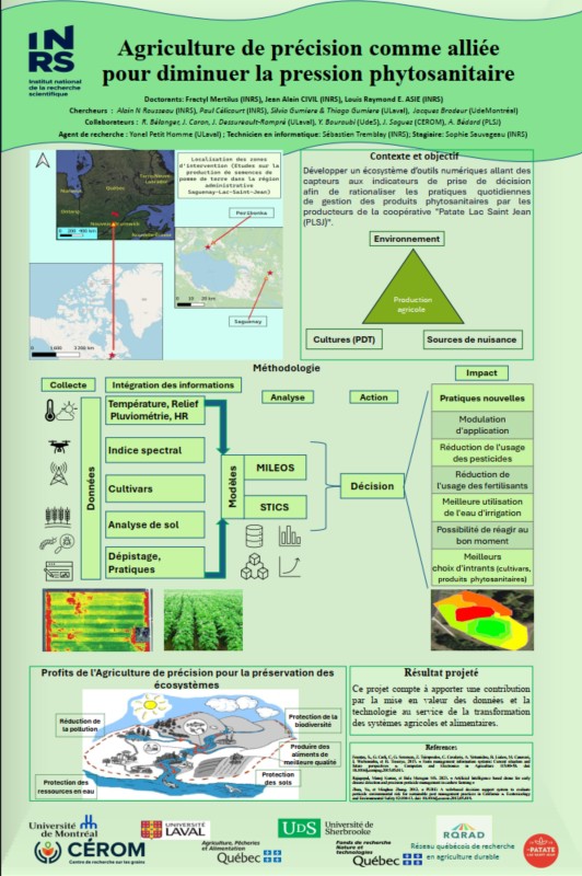 Aperçu de l'affiche présentée au colloque ECOTOQ 2024